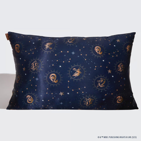 Harry Potter x Kitsch Satin Sleep Pillowcase - Midnight at Hogwarts | 哈利波特聯乘系列舒適緞面枕頭套 - 霍格華茲的午夜
