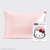 Hello Kitty x Kitsch Satin Pillowcase - Solid Pink Hello Kitty Face | Hello Kitty x Kitsch舒適睡眠枕頭套 - Solid Pink Hello Kitty Face