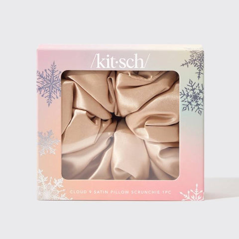 Holiday Satin Pillow Scrunchie 1pc - Champagne | Satin舒適緞面睡眠髮圈 - 香檳金色一個裝