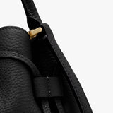 Kate Spade Dumpling Mini Satchel - Black | Kate Spade Dumpling 荔枝紋真皮兩用迷你餃子袋 - 黑色