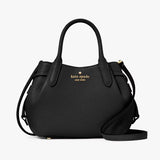 Kate Spade Dumpling Mini Satchel - Black | Kate Spade Dumpling 荔枝紋真皮兩用迷你餃子袋 - 黑色