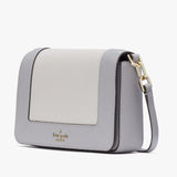 Kate Spade Lena Colorblock Mini Flap Crossbody - Mountain Grey Multi | Kate Spade Lena 荔枝紋真皮斜揹袋 - Mountain Grey Multi