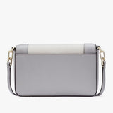 Kate Spade Lena Colorblock Mini Flap Crossbody - Mountain Grey Multi | Kate Spade Lena 荔枝紋真皮斜揹袋 - Mountain Grey Multi