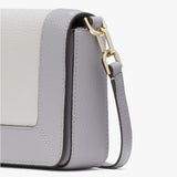 Kate Spade Lena Colorblock Mini Flap Crossbody - Mountain Grey Multi | Kate Spade Lena 荔枝紋真皮斜揹袋 - Mountain Grey Multi