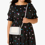 Kate Spade Lena Colorblock Mini Flap Crossbody - Mountain Grey Multi | Kate Spade Lena 荔枝紋真皮斜揹袋 - Mountain Grey Multi