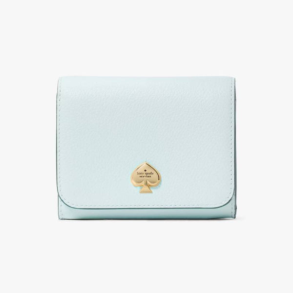 Kate Spade Kayla Small L-zip Wallet - Hazy Morning | Kate Spade 荔枝紋真皮短銀包 - Hazy Morning