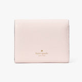 Kate Spade Kayla Embellished Spade Small L-zip Wallet - Powdered Sugar | Kate Spade 荔枝紋真皮短銀包 - Powdered Sugar