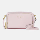 Kate Spade Staci Dual Zip Around Crossbody - Lilac Moonlight | Kate Spade 十字斜紋真皮小方包 - Lilac Moonlight