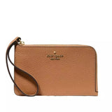 Kate Spade Lucy Small Card Holder Wristlet - Bungalow | Kate Spade 奶茶色荔枝紋真皮手拿包