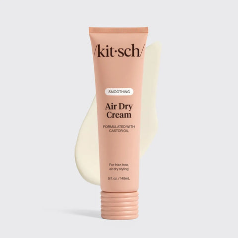 KITSCH Smoothing Air Dry Cream 148ml | Frizz-Free Natural Styling Hair Cream | KITSCH 抗毛燥免吹燙造型護髮乳 148ml
