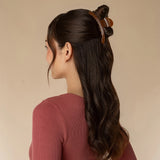 Kitsch Eco-Friendly Plastic Large Arched Clip - Mocha | Kitsch 果凍感弧形抓夾 - 摩卡色