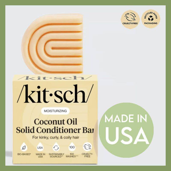 Deep-Moisturizing Conditioner Bar for Dry Damaged Hair (Coconut Oil) | 椰子油深層滋潤護髮皂（美國製造）