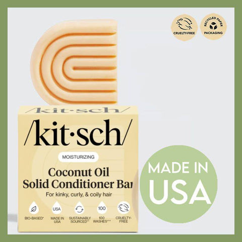 Deep-Moisturizing Conditioner Bar for Dry Damaged Hair (Coconut Oil) | 椰子油深層滋潤護髮皂（美國製造）