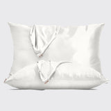 Holiday Satin Standard Pillowcase 2pc - Ivory | Kitsch舒適緞面枕頭套禮盒兩個裝 - 象牙白色