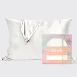 Holiday Satin Standard Pillowcase 2pc - Ivory | Kitsch舒適緞面枕頭套禮盒兩個裝 - 象牙白色