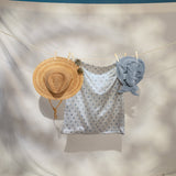 Satin Sleep Pillowcase - Pearlized Cream & Coastal Blue Print | 舒適緞面枕頭套 -海岸風情印花