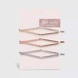 Long Diamond Shaped Bobby Pins Set | 鏤空長鑽石形髪夾