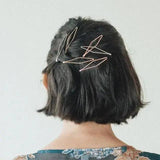 Long Diamond Shaped Bobby Pins Set | 鏤空長鑽石形髪夾