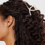 Metal Rhinestone Loop Claw Clip - Gold | Kitsch 金色水鑽髪夾