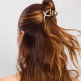 Metal Rhinestone Loop Claw Clip - Gold | Kitsch 金色水鑽髪夾