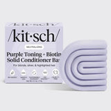 Purple Toning Conditioner Bar for Color Treated & Grey Hair | Biotin去黃校色護髮皂（美國製造）