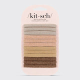 Recycled Nylon Glitter Hair Ties 12pc Set - Neutral | Re-Nylon再生尼龍髮圈12條裝 - Neutral