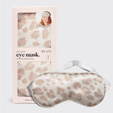 Satin Eye Mask - Leopard | 可調較式絲感舒適睡眠眼罩 - 淺啡豹紋