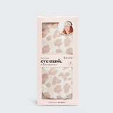 Satin Eye Mask - Leopard | 可調較式絲感舒適睡眠眼罩 - 淺啡豹紋