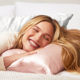 Holiday Satin Standard Pillowcase 2pc - Blush | Kitsch舒適緞面枕頭套禮盒兩個裝 - 粉紅色