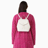 Kate Spade Lizzie Medium Flap Backpack．Parchment | Kate Spade Lizzie Medium 真皮背囊．Parchment