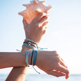 Handmade Original Waterproof Bracelet - Sea Sun Sand | Pura Vida 手工製防水手繩 - Sea Sun Sand