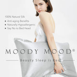 22 Momme Mulberry Pillowcase [Set of 2]・Modern Gray | 22姆米美肌真絲枕頭套兩個裝・銀灰色