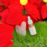 Natural Rose Quartz Guasha Facial Tool - Small heart shaped | 天然玫瑰粉晶刮痧板 - 細心型