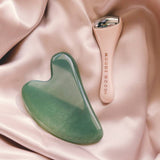 Moody Mood Under-Eye Roller & Jade Gua Sha Set | 冰感眼部按摩棒及翡翠石刮痧板套裝