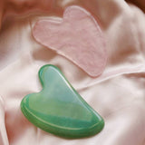 Moody Mood Under-Eye Roller & Rose Quartz Gua Sha Set | 冰感眼部按摩棒及粉晶刮痧板套裝