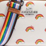 Coach Mini Jamie Camera Bag - Rainbow Print | Coach 經典真皮斜孭袋 - Rainbow Print
