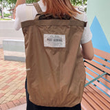 Post General Packable Two Way Bag - Wolf Brown | Post General 環保摺疊防潑水兩用背囊 - Wolf Brown