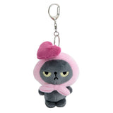 Angry Machiko keychain - Heart ｜Angry Machiko 公仔連鑰匙扣（心心款）
