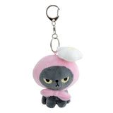 Angry Machiko keychain - Flower ｜Angry Machiko 公仔連鑰匙扣（花花款）