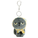 Angry Machiko Floral Keychain - Yellow｜Angry Machiko 頭巾公仔連鑰匙扣（黃色款）