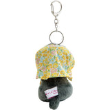 Angry Machiko Floral Keychain - Yellow｜Angry Machiko 頭巾公仔連鑰匙扣（黃色款）