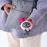 Angry Machiko keychain - Heart ｜Angry Machiko 公仔連鑰匙扣（心心款）