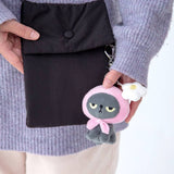 Angry Machiko keychain - Flower ｜Angry Machiko 公仔連鑰匙扣（花花款）