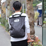 Post General Packable Two Way Bag - Black | Post General 環保摺疊防潑水兩用背囊
