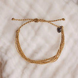 Handmade Original Waterproof Bracelet - Gold Sparkle | Pura Vida 手工製防水手繩 - Gold Sparkle