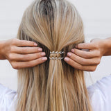 Pura Vida Silver Wave Hair Barrettes - Set Of 2 | Pura Vida 銀色波浪髮夾 - 兩支裝