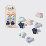 Recycled Plastic Mini Cloud Clips 8pc Set - Garden Bouquet | Recycled Plastic 迷你雲朵髮夾八個裝 - Garden Bouquet