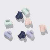 Recycled Plastic Mini Cloud Clips 8pc Set - Garden Bouquet | Recycled Plastic 迷你雲朵髮夾八個裝 - Garden Bouquet