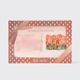 Satin Pillowcase & Scrunchies Gift Set | Kitsch舒適緞面枕頭套及髮圈聖誕禮盒套裝
