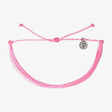 Handmade Original Waterproof Bracelet - Solid Pink | Pura Vida 手工製防水手繩 - Solid Pink